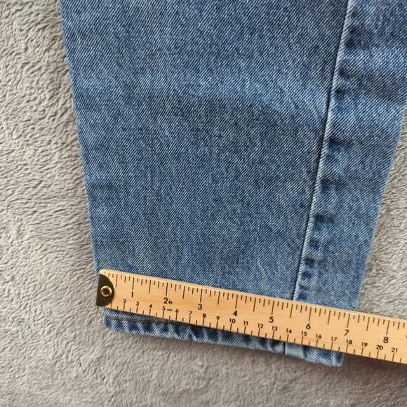 Vintage Calvin Klein Jeans Womens 9/30 Blue High Rise Mom Relaxed Denim USA 90s - Picture 6 of 13